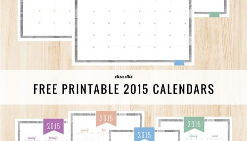 Free Printables by Eliza Ellis