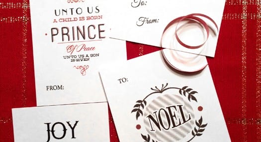 Free Printable Christmas Gift Tags - Love My DIY Home