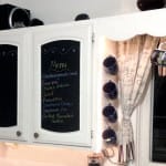 DIY Chalkboard Cabinet Doors {Love My DiY Home}