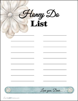 Honey Do List {Love My DIY Home}