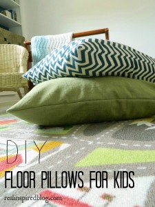 DIY floor pillows for kids | Real Inspired