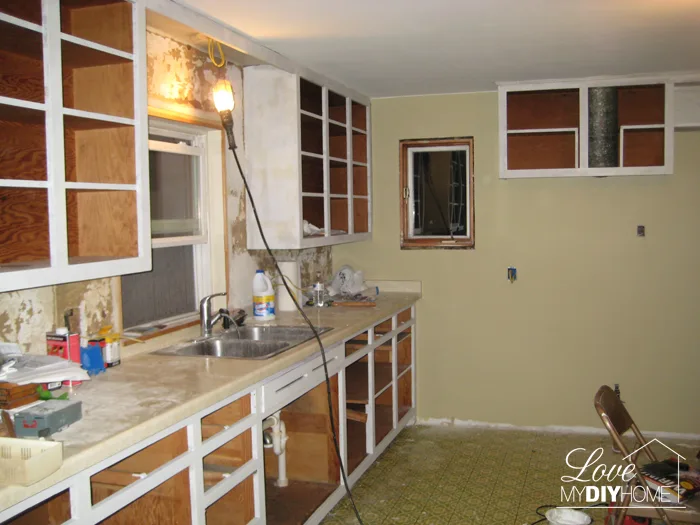 Kitchen Reno Progress {Love My DIY Home}