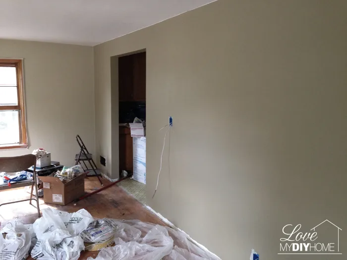 Livingroom Reno Progress {Love My DIY Home}