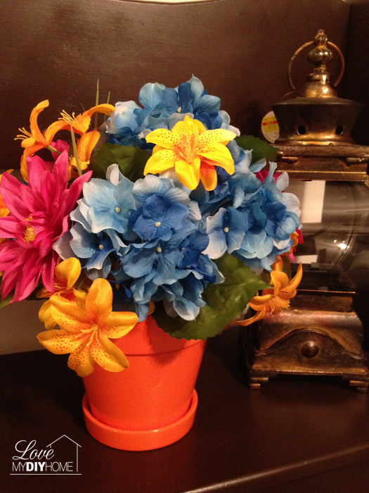 Summer Floral Arrangement {Love My DIY Home)