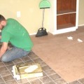 DIY Kitchen floor {Love My DIY Home}