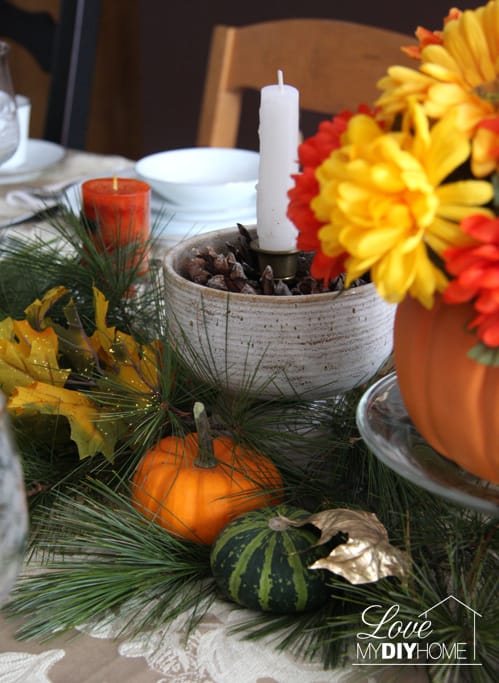 Fall Tablescape {Love My DIY Home}