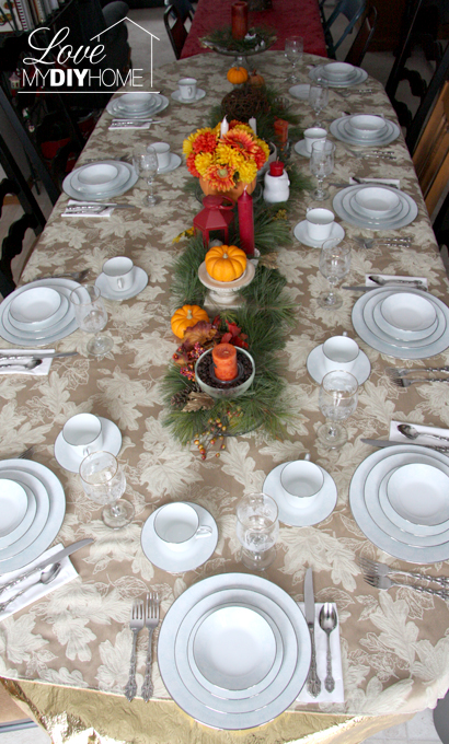 Thanksgiving Tablescape {Love My DIY Home}