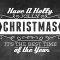 Holly Jolly Christmas Word Art {Love My DIY Home}