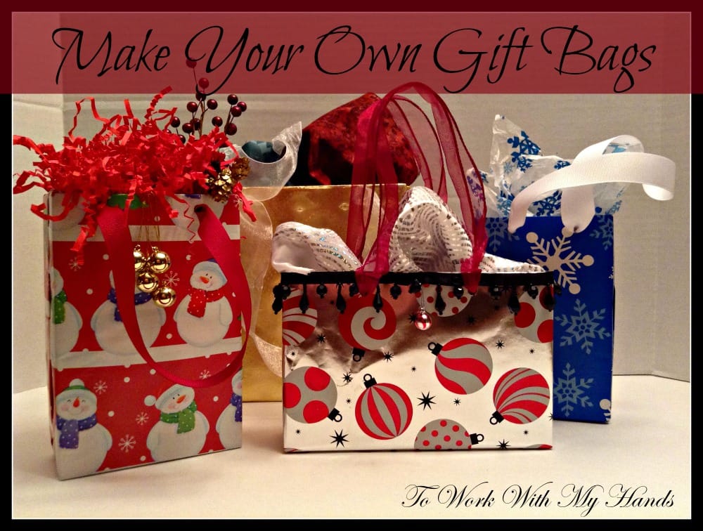 Gift Bag Tutorial {To Work With My Hands}