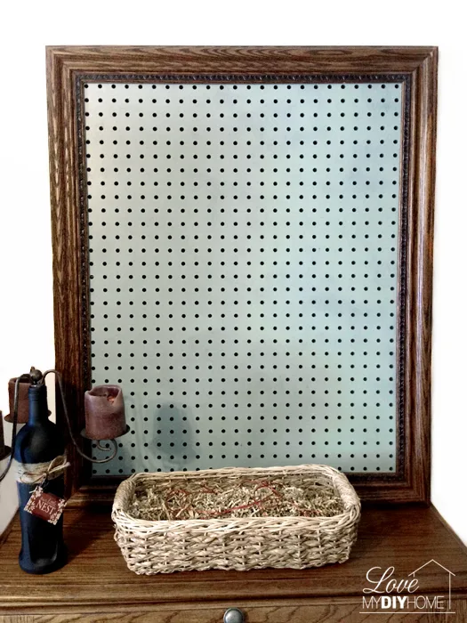 Painted Pegboard for DIY Craft Room {Love My DIY Home}