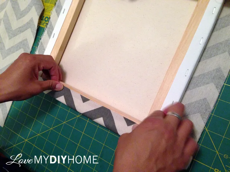 DIY Duck Cloth Canvases {Love My DIY Home}