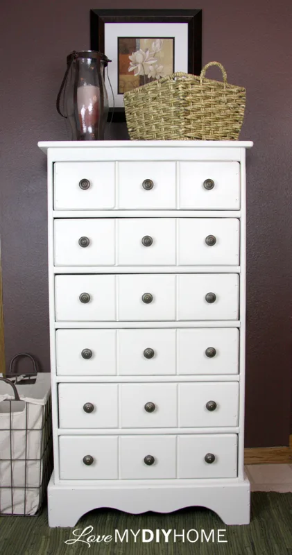 An Apothecary Cabinet Flip - A Fresh Start {Love My DIY Home}