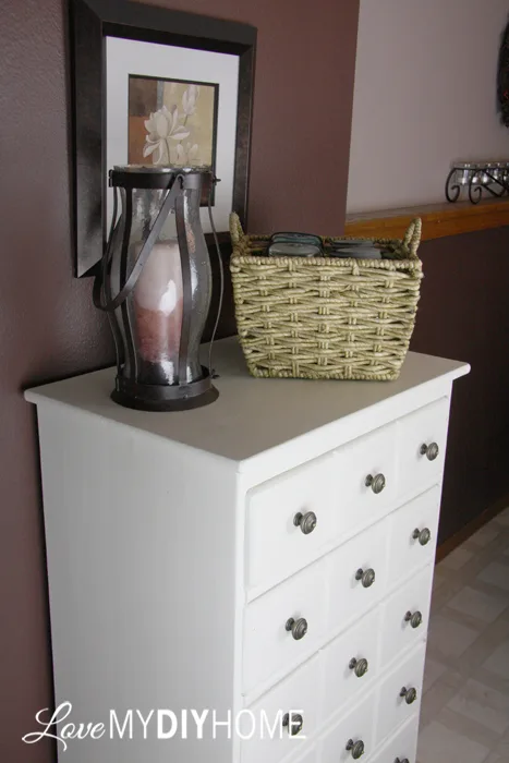 An Apothecary Cabinet Flip - A Fresh Start {Love My DIY Home}