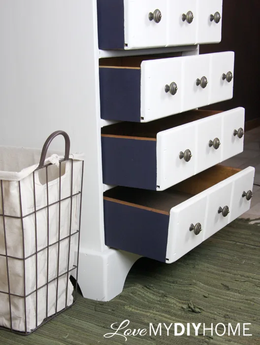 An Apothecary Cabinet Flip - A Fresh Start {Love My DIY Home}
