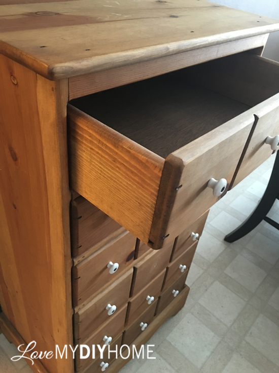 An Apothecary Cabinet Flip - A Fresh Start {Love My DIY Home}