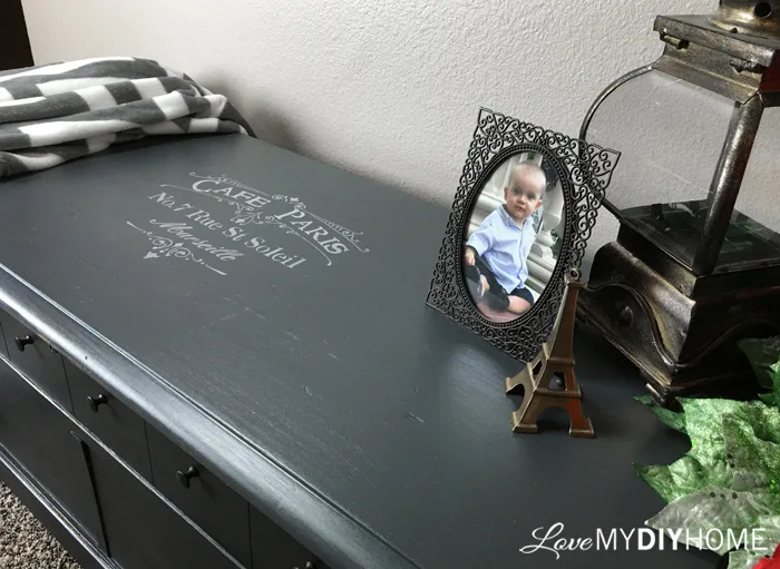 Blanket Chest Flip using L'Essentiels Botanics {Love My DIY Home}