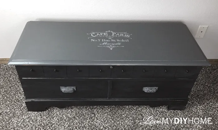 Blanket Chest Flip using L'Essentiels Botanics {Love My DIY Home}