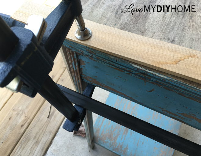 DIY Enhancing of a Side Table {Love My DIY Home}