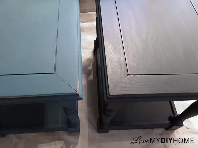 End Tables & Wise Owl Chalk Synthesis Paint {Love My DIY Home}