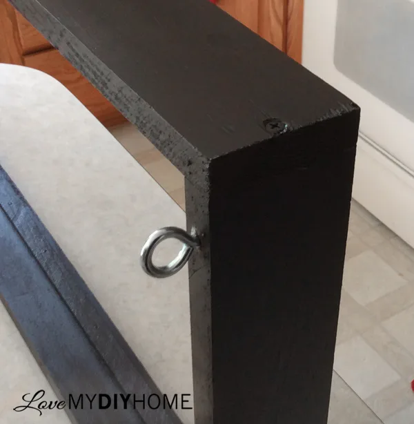 Island Pot Rack {Love my DIY Home}
