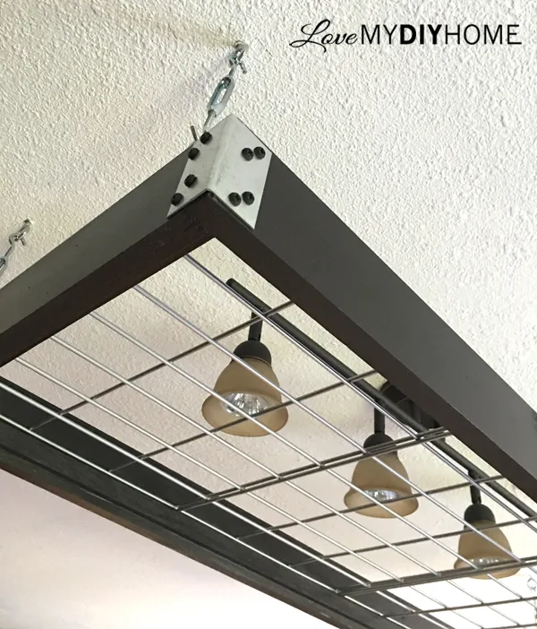 Island Pot Rack {Love my DIY Home}