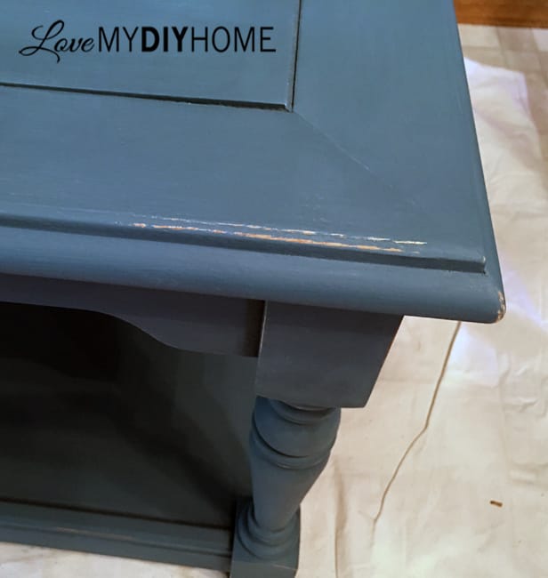 Painted End Tables & Wise Owl Chalk Synthesis Paint {Love My DIY Home}