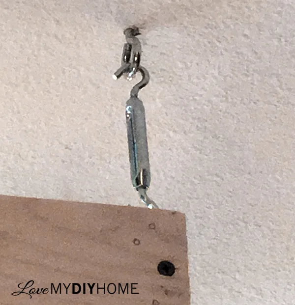 Island Pot Rack {Love my DIY Home}