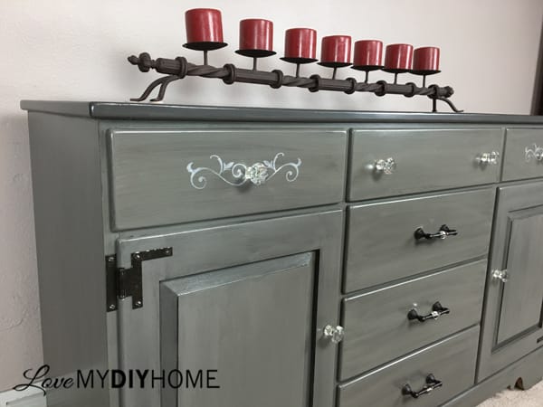 D. Lawless Hardware for a China Cabinet Turned Buffet {Love My DIy Home}