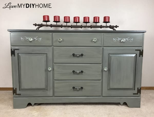 D. Lawless Hardware for a China Cabinet Turned Buffet {Love My DIy Home}