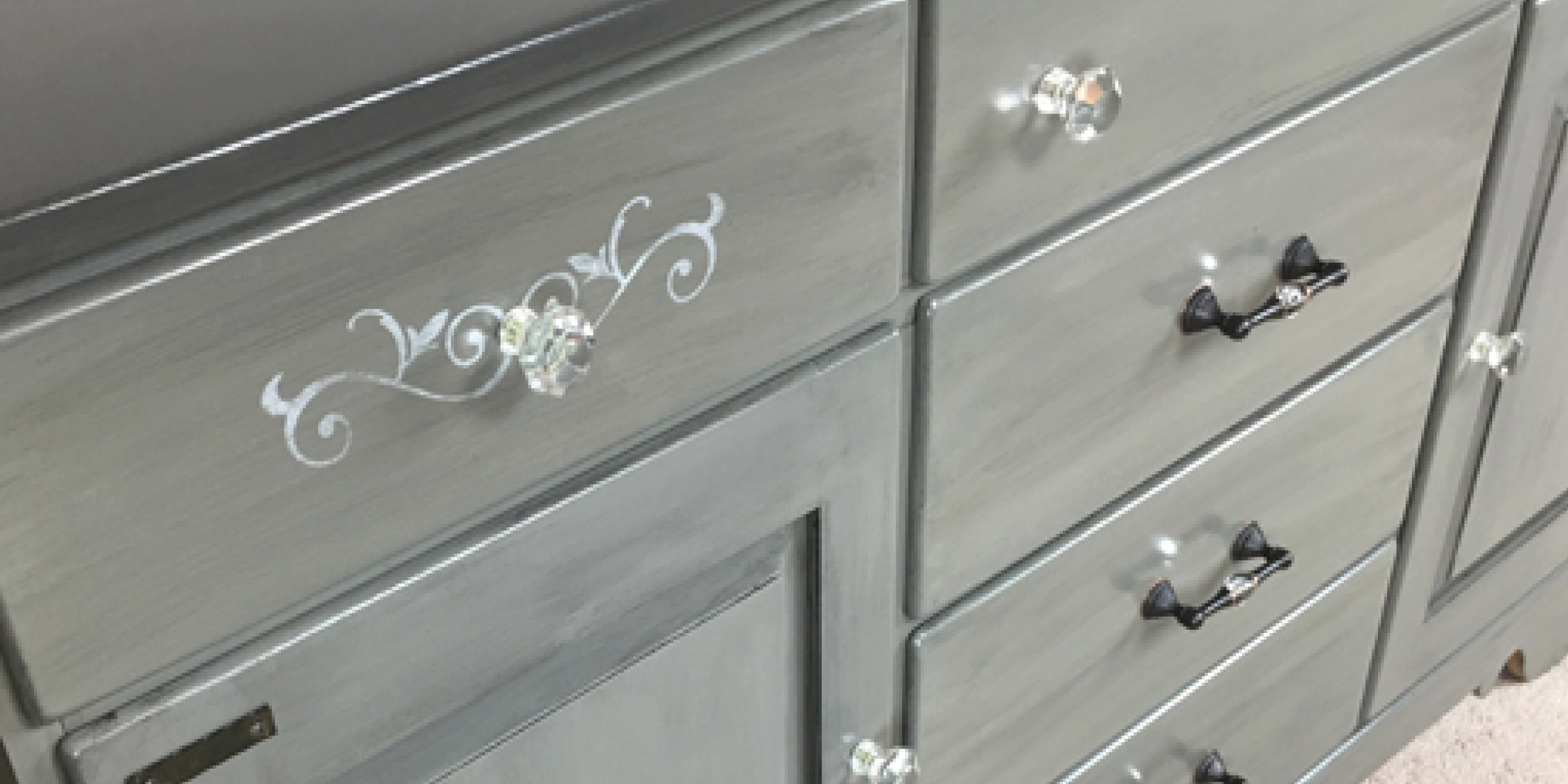 China Cabinet turned Buffet {Love My DIY Home}