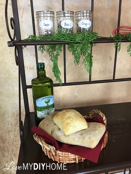 Baker's Rack Becomes French Beauty {Love My DIY Home}