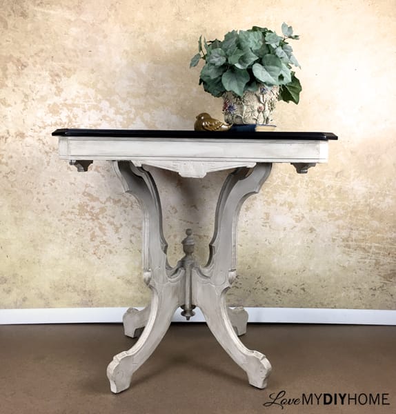 Painted Antique Table {Love My DIY Home}