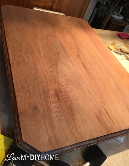 Table before Staining