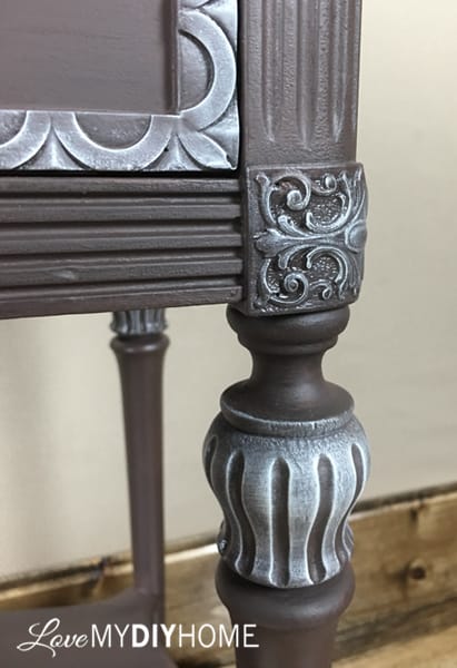 Antique Side Table Updated with OFMP {Love My DIY Home}