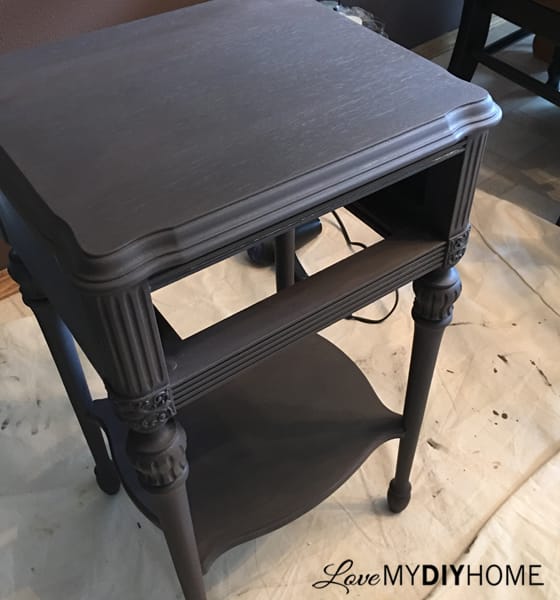 Antique Side Table Updated with OFMP {Love My DIY Home}