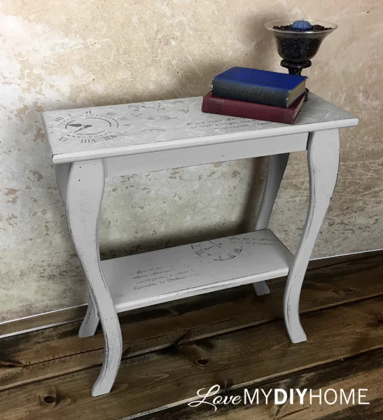 The Skinny on a Side Table {Love My DIY Home}