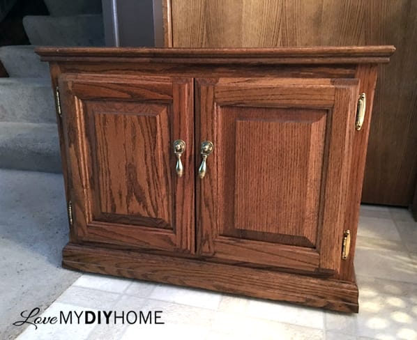 Updated Rolling Cabinet FFFC Furniture Flipping Contest {LMDH}