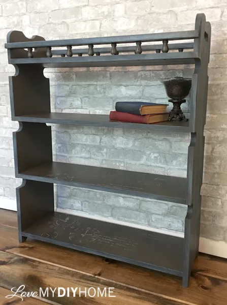 80s Bookshelf Redesigned {Love My DIY Home}