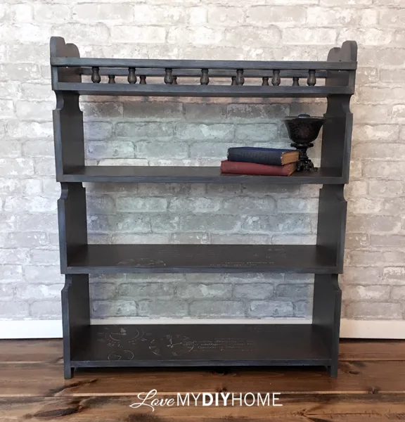 80s Bookshelf Redesigned {Love My DIY Home}
