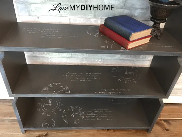 80s Bookshelf Redesigned {Love My DIY Home}