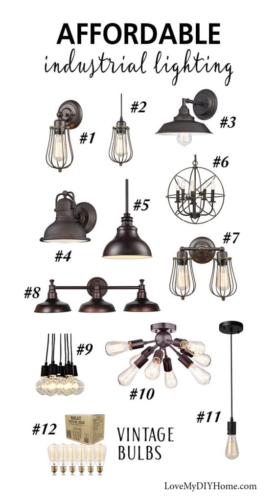 Industrial Lighting on a Budget – Love My DIY Home