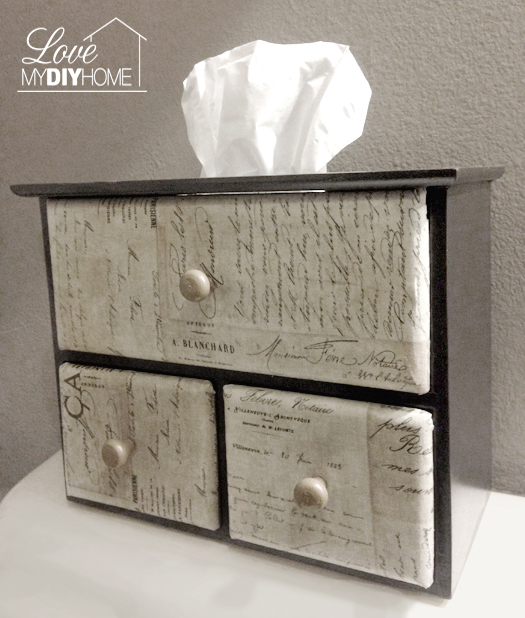 Tissue Box Revived {Love My DIY Home}