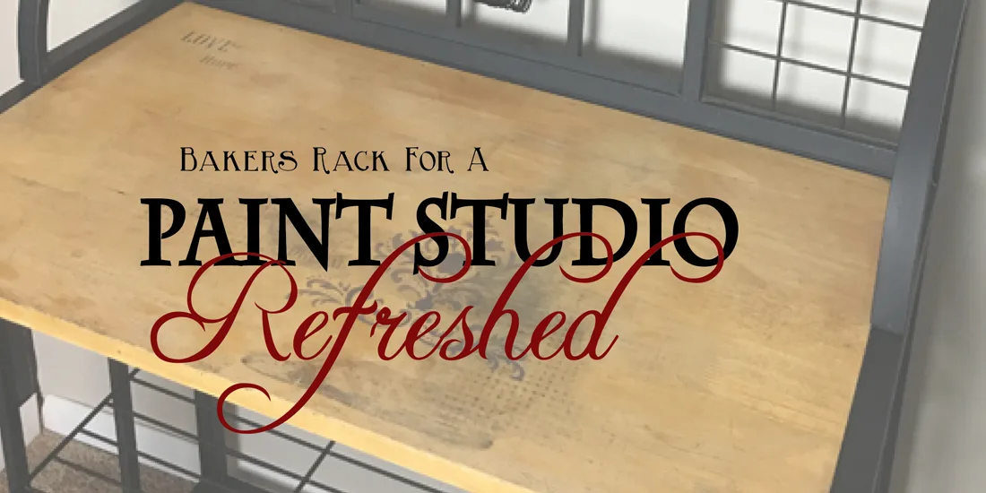 Studio Art Rack {Love My DIY Home}