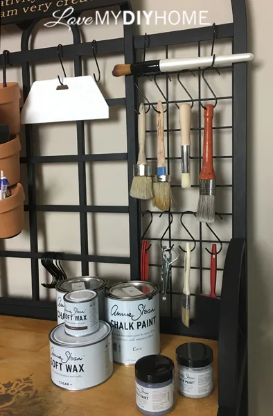 Studio Art Rack {Love My DIY Home}