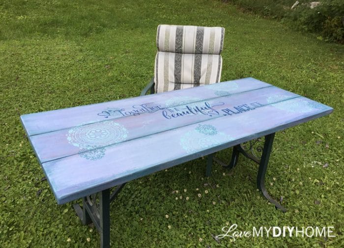 A Picnic Table Flips! {Love My DIY Home}