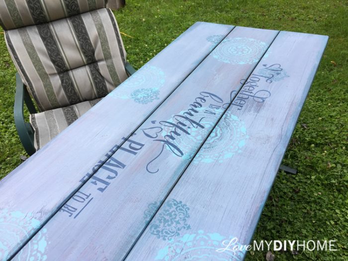 A Picnic Table Flips! {Love My DIY Home}