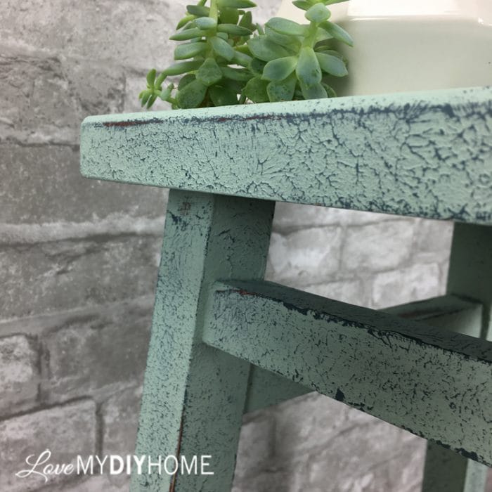 Ivy Plant Table Salt Wash {Love My DIY Home}