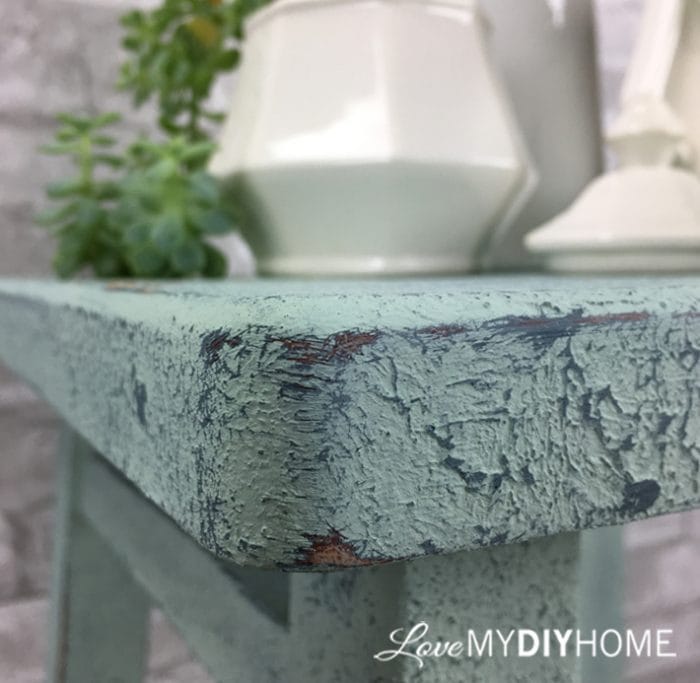 Ivy Plant Table Salt Wash {Love My DIY Home}