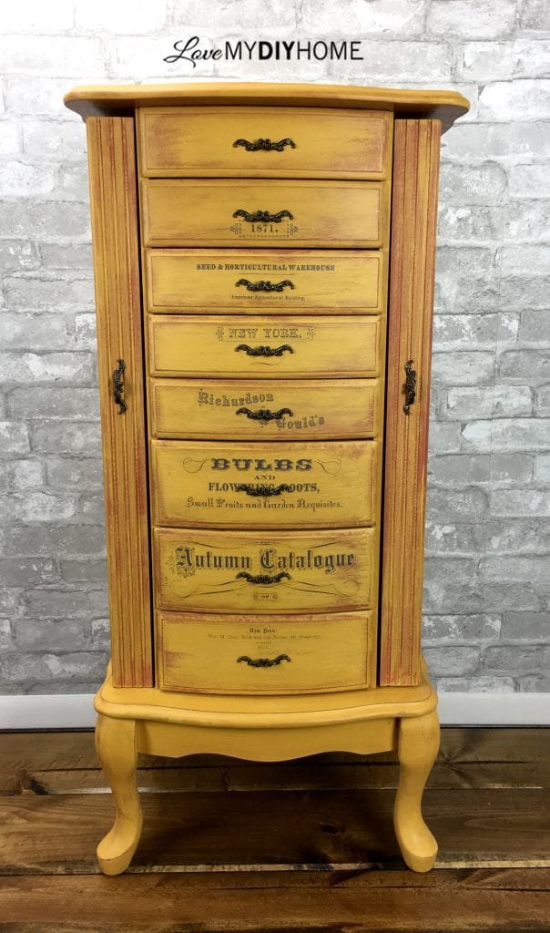 LoveMyDIYHome.com Jewelry Armoire Updated {Love My DIY Home}