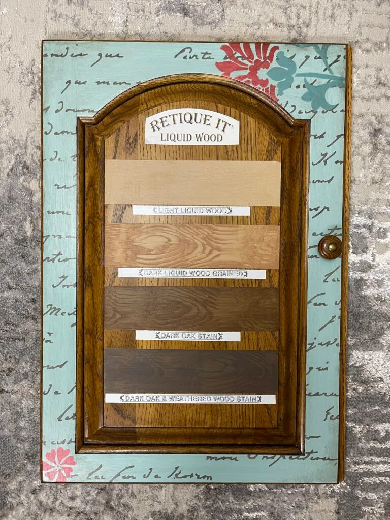 RI Liquid Wood Sample Board CU
